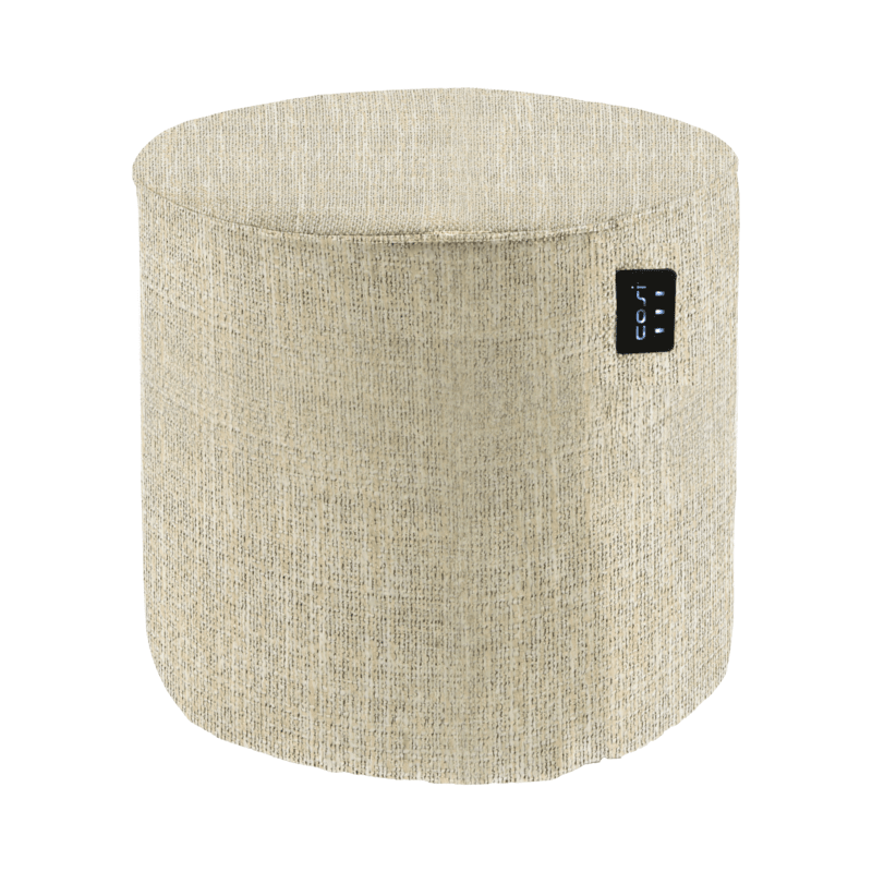 18-555-GRCosipouf Heated Comfort Tall Round 45x45cm high Natural close up