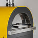Clementi Gold Wood-Fired Pizza Oven 60 x 60 Mustard Yellow