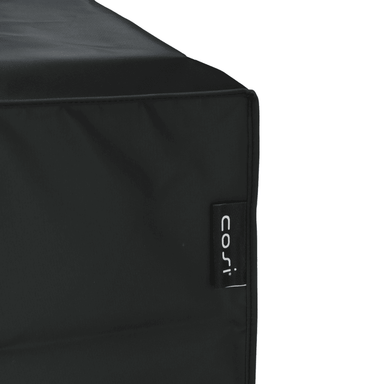 Cosiloft 100 Lounge All Weather Protection Cover close up of corner and logo
