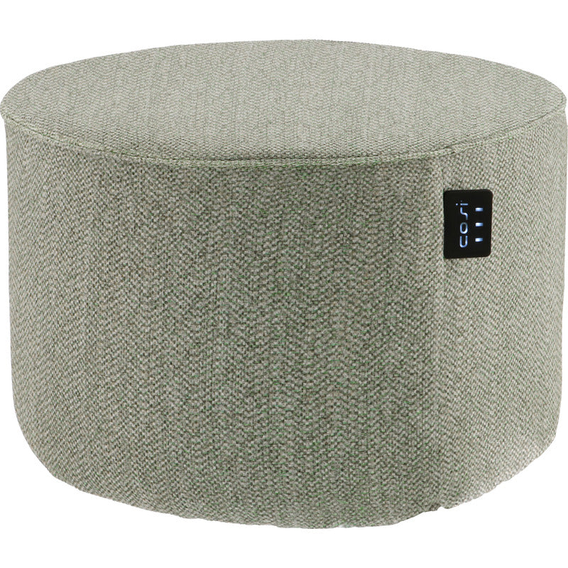 Cosipouf Heated Comfort Green Low Round 60x38cm high close up