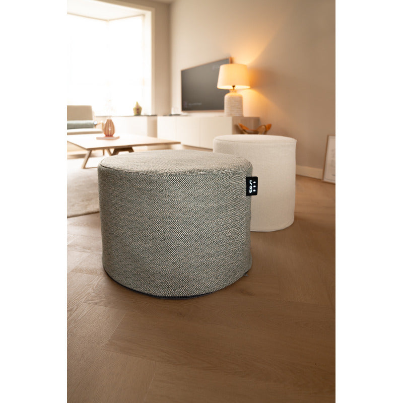 Cosipouf Heated Comfort Green Low Round 60x38cm high sitting room