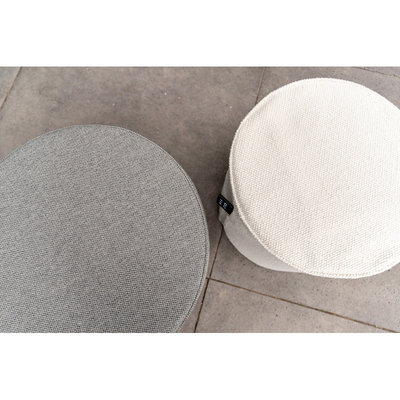 Cosipouf Heated Comfort Grey Low Round 60x38cm high birds eye