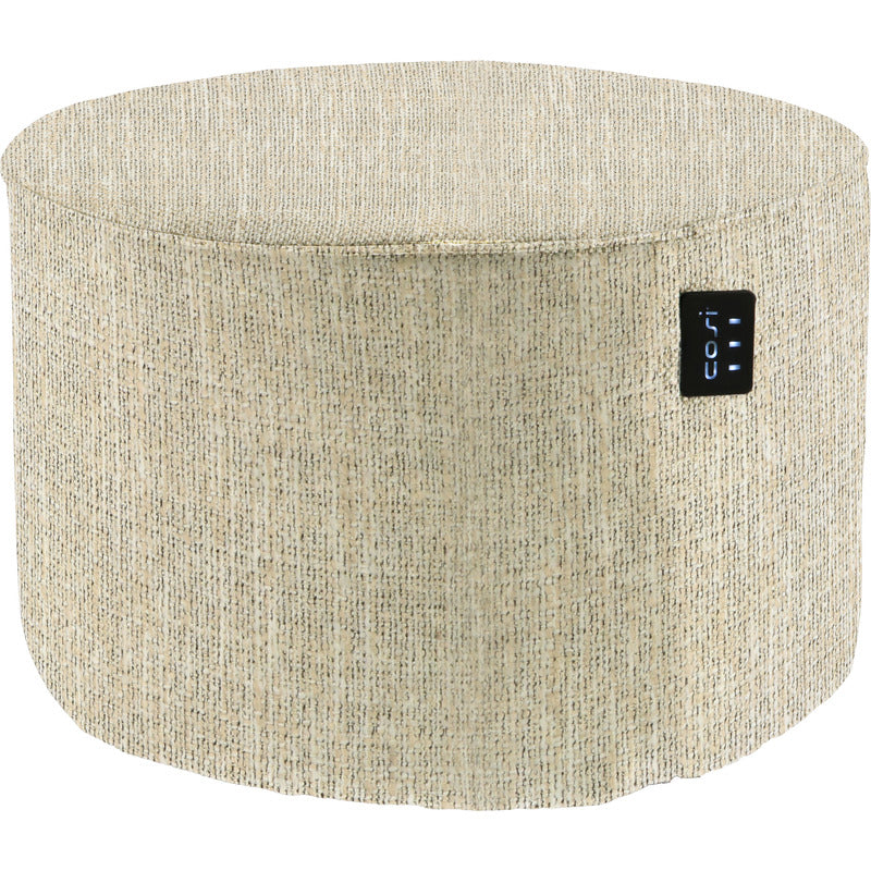 Cosipouf Heated Comfort Natural Low Round 60x38cm high close up