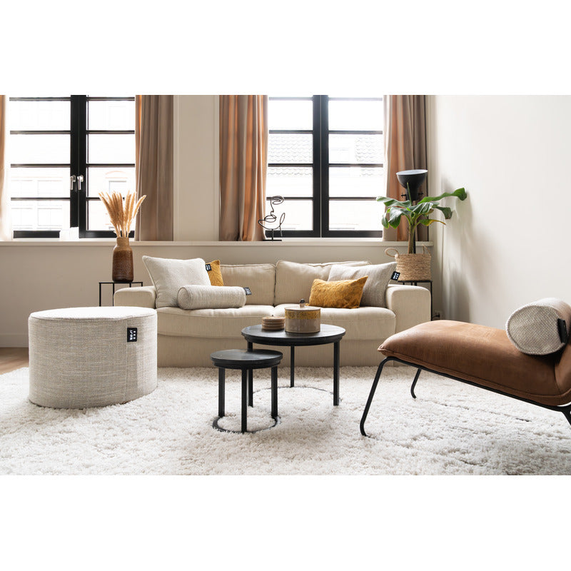 Cosipouf Heated Comfort Natural Low Round 60x38cm high sitting room