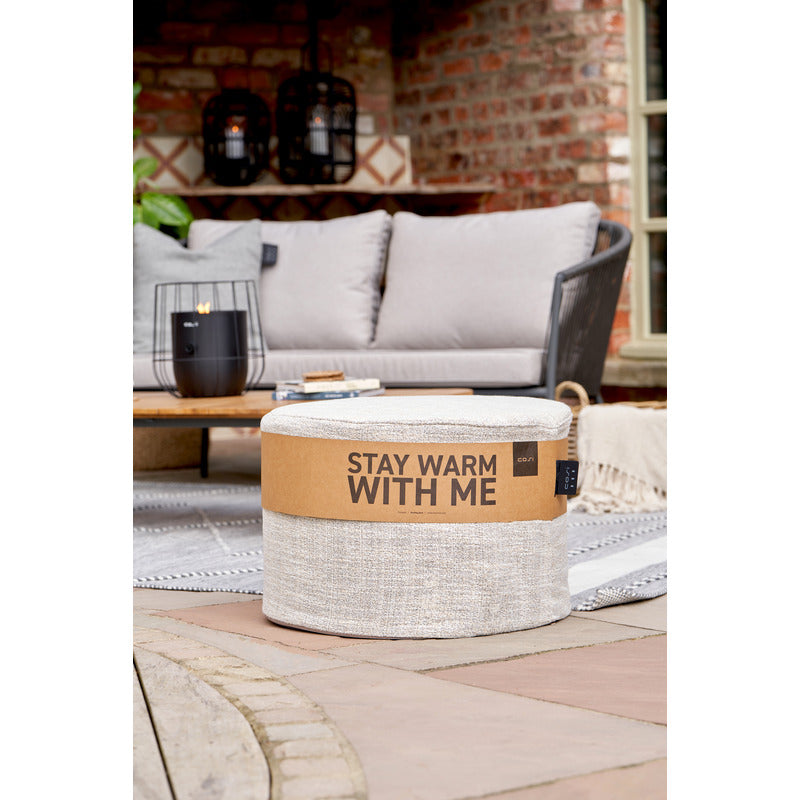 Cosipouf Heated Comfort Natural Low Round 60x38cm high stay warm
