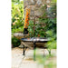 Firepits UK Smoking Plank garden view