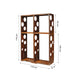 GrillSymbol Corten Steel Modular Shelf WALL-2 dimensions, no logs
