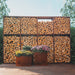 GrillSymbol Corten Steel Modular Shelf WALL-2 x-large