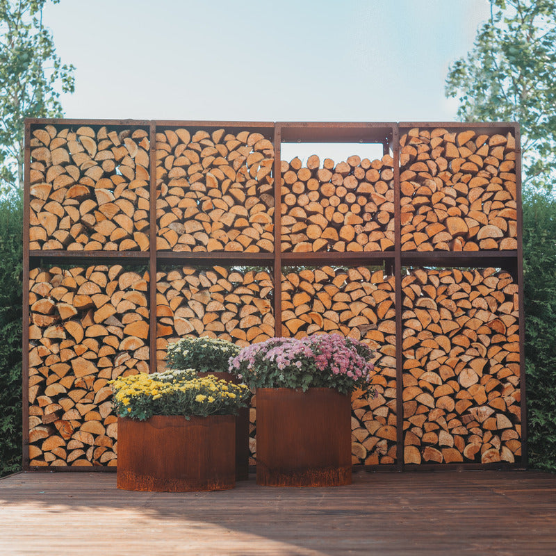 GrillSymbol Corten Steel Modular Shelf WALL-2 x-large