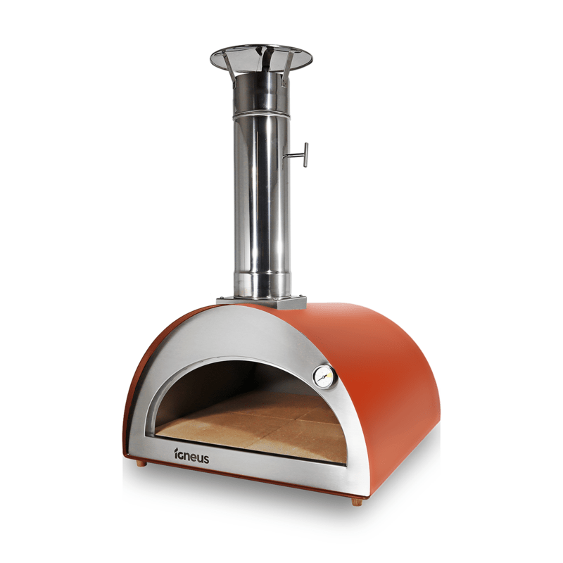 Igneus Classico Wood-Fired Pizza Oven in copper no door