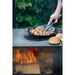 Large Outdoor Wood Burner BBQ Firepits UK sizzling meat