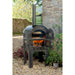 Modular Kitchen Tall Pizza Oven Firepits UK Fire Cage Open with Pizza Oven Lit