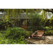 Patiobench_in leafy garden