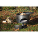 Pete’s Oven 70 Fire Pit Firepits UK Not Lit with swing arm