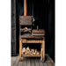 Weltevree_Outdooroven_XL_front view with logs and axe