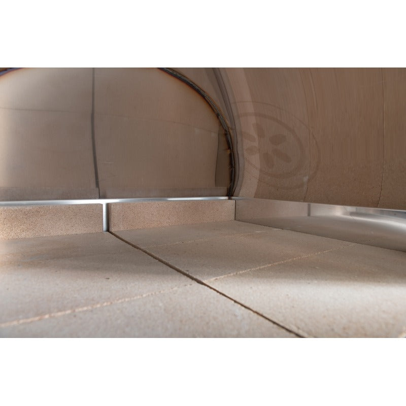 Clementi Gold Wood-Fired Pizza Oven 60 x 60 interior