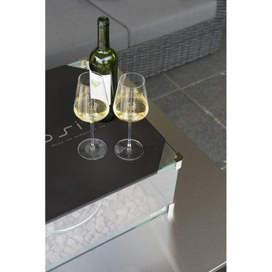 cosi cover plate large with wine glasses on top