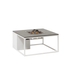 cosiloft 100 fire pit table in white angled studio view