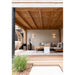 cosiloft 100 fire pit table in white lifestyle image