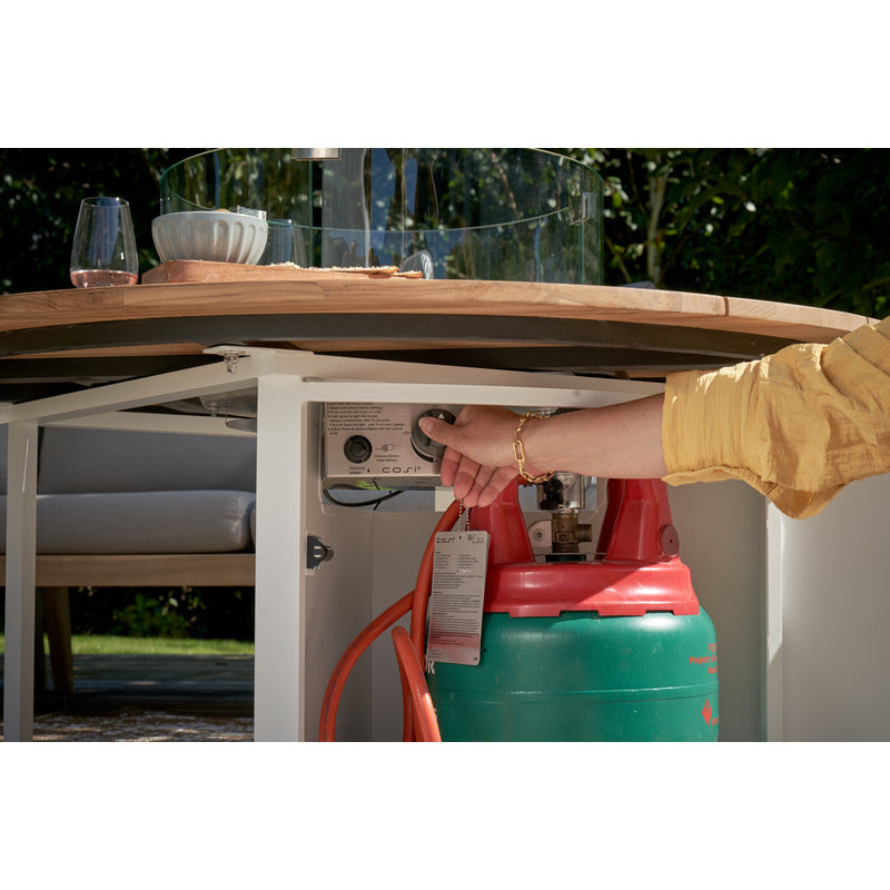 gas bottle and switch for cosiloft 120 table
