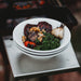 grill symbol charcoal grill view of veg on stainless side table