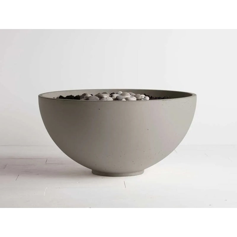 studio view of hemi fire bowl in colour  nori